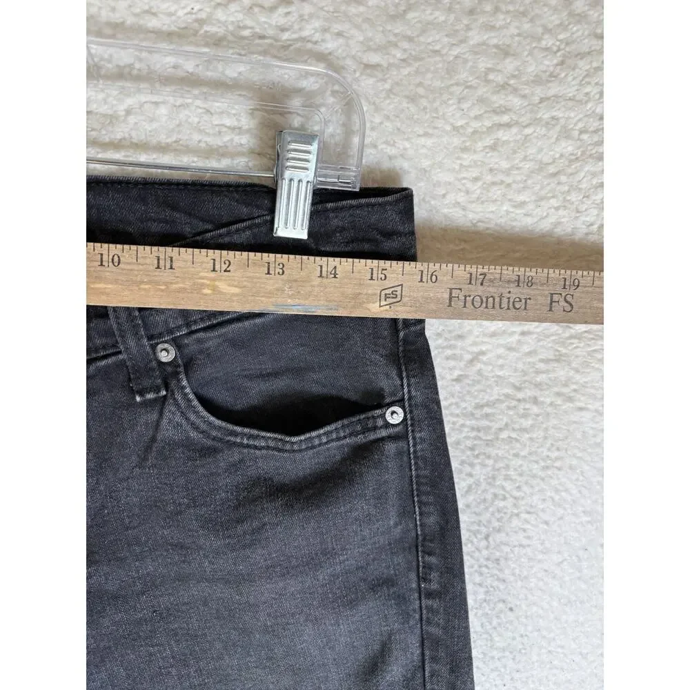 Levis 511 Jeans Mens 32x30 Black Slim Fit Stretch Denim Charcoal Wash Tapered